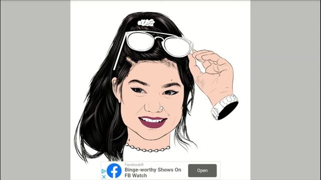 how to make a vector cartoon of yourself | ibis paint x | speed art смотреть онлайн