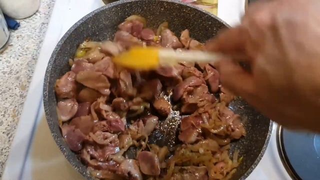 #готовимдома #кулинария #полезнаяеда Жаренная печёнка!