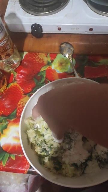 Оладьи из молодых кабачков 😋😋😚 смотреть онлайн
