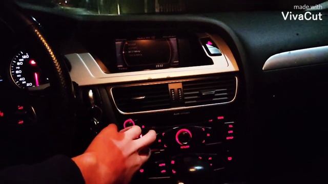 Audi A4 b8 night review and test 0-100km/h смотреть онлайн
