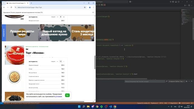 Парсер на языке программирования Python