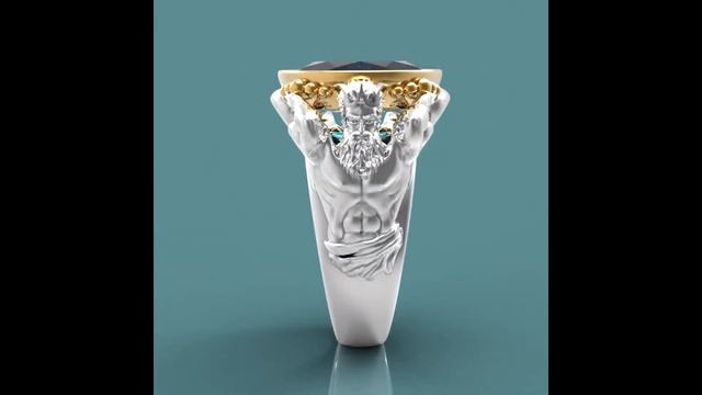 Копия кольца Посейдон , проба пера .Copy of ring Poseidon ZBrush смотреть онлайн
