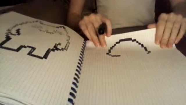 Как нарисовать мороженое. Рисунки по клеточкам