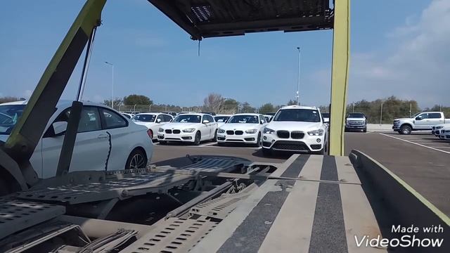 Разгрузка BMW. LOHR. TAAVURA. смотреть онлайн