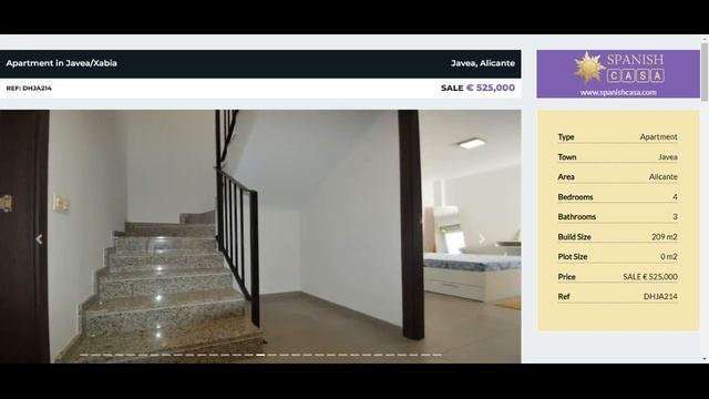 Duplex Penthouse Apartment in Javea Xabia 4 Beds for sale in Alicante Spain Spanish Casa смотреть онлайн