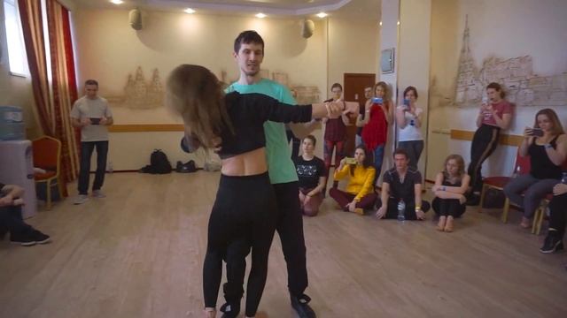 Spring Zouk Fest 5. Mikhail Ponkin and Valery Ponkina #Zouk demo. смотреть онлайн