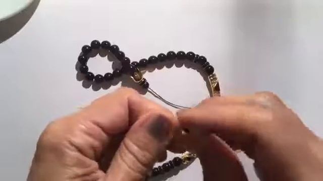 black onyx stone necklace handmade,jewellery handmade смотреть онлайн