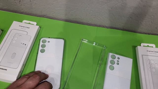 SAMSUNG S23 S23+ S23ULTRA FRAME CASE WHITE