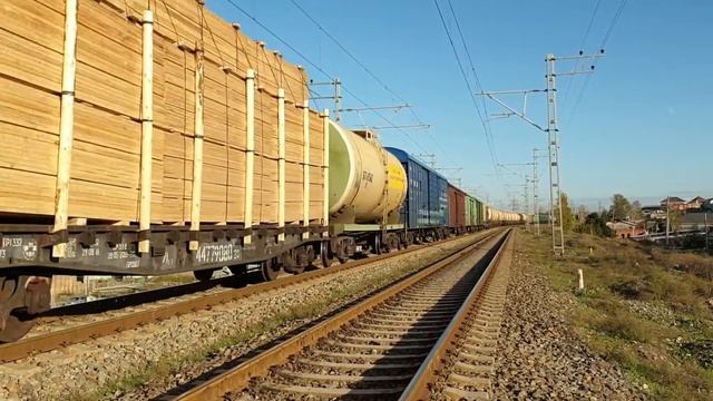 Электровоз ВЛ11м402 толкачи ВЛ11м403 и ВЛ10-1581 смотреть онлайн
