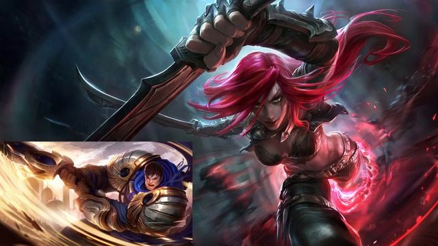 Katarina - Garen Interações смотреть онлайн