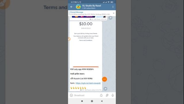 $10 Claim Sylo Wallet | Payment Update By RJ Studio 2020. смотреть онлайн
