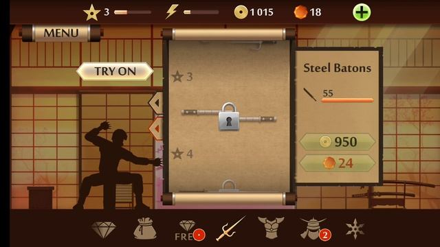 buying sai weapon || buying new weapon in shadow fight 2 || Shadow fight 2 смотреть онлайн