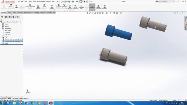 Edit Toolbox Components in SolidWorks/Редактирование компонентов из библиотеки Toolbox в SolidWork смотреть онлайн