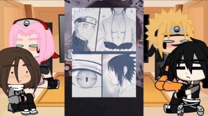 Реакция команды Team 7 на Саске Учиху/на его пару/ на его детей и жену/ Sasunaru/Сасунару.