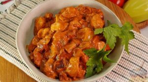 Сочная птица в ярком соусе. ПАПРИКАШ ИЗ КУРИНОЙ ГРУДКИ