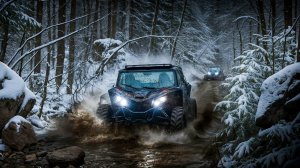 ЗИМНЕЕ БЕЗДОРОЖЬЕ! Наша первая снежная экспедиция НА БАГГИ! Воды ПО КРЫШУ! ATV.TRAVEL