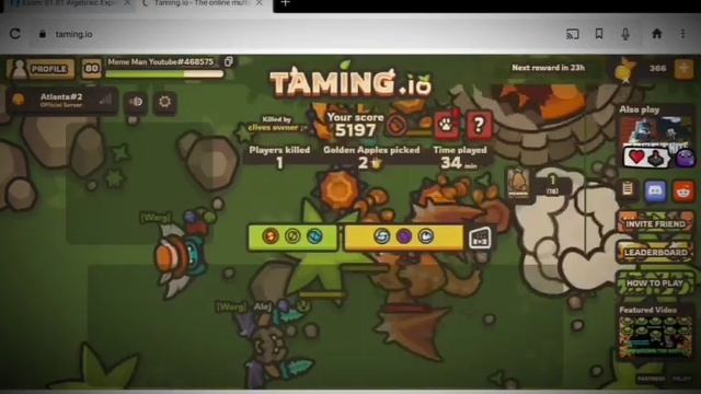 Taming.io PvP Compilation (Part 1) смотреть онлайн