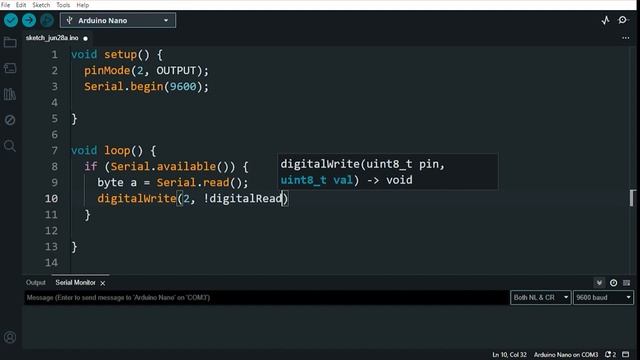 Передача данных между Python и Arduino по UART (Serial)  #arduino  #python #uart #робототехника