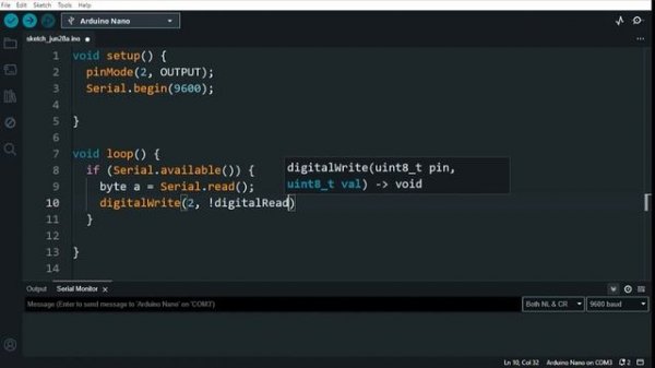 Передача данных между Python и Arduino по UART (Serial) #arduino #python #uart #робототехника
