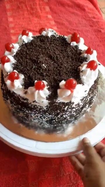 Black Forest Cake Decoration/ammus Vlog