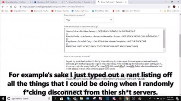 How to Submit A Ticket/Report a Glitch to Rockstar Support in 2019!