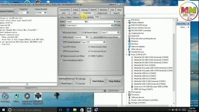 Mi Note 4 FRP Bypass with Miracle crack 2020 смотреть онлайн