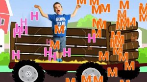 Синий Трактор Едет По Полям и Поёт Песенку Про Алфавит Для Детей