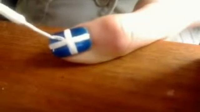 Nail art tutorial: British flag смотреть онлайн