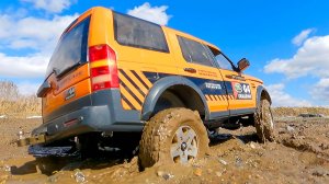 Мажор на RC Land Rover Срезал Путь по Грязи... МГНОВЕННО Пожалел! 😂 Нужна Лебедка  Бездорожье