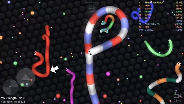 Просто играю в Slither.io смотреть онлайн