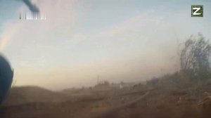 Израильская бронетехника попала под удары  на севере Газы.