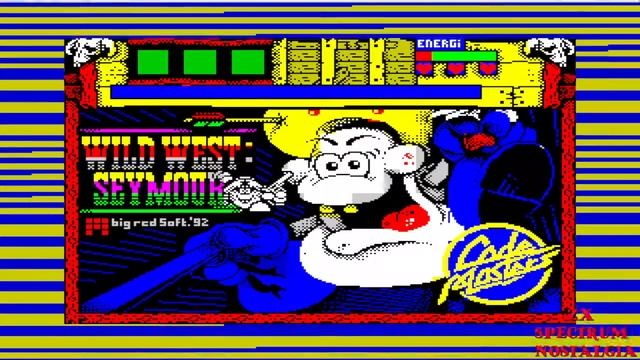 ZX SPECTRUM Loading Wild West Seymour 1992 Codemasters смотреть онлайн