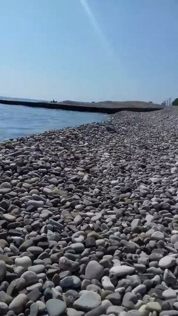 Пляж пансионата Кавказ 8.06.2018 в п. Аше смотреть онлайн