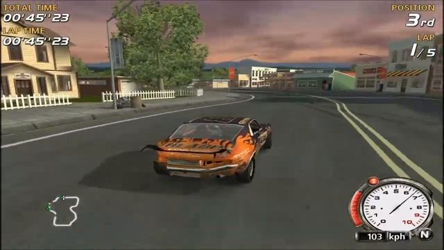 FlatOut - Walkthrough - Part 25 - Whattahoo Wham (PC) [HD] смотреть онлайн
