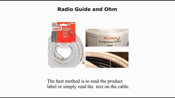 Coaxial cables and common connectors