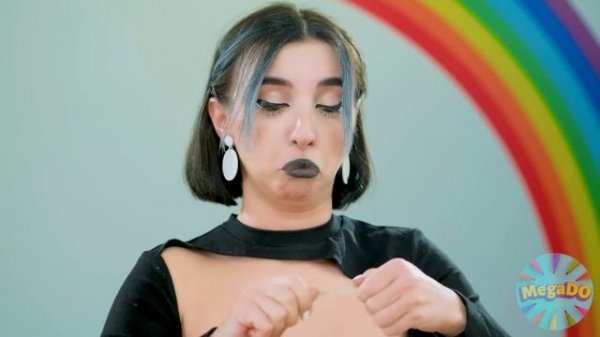 Челлендж с Едой «Розовое или Черное» | Битвы с Едой с Mega DO Challenge