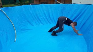 Как натянуть и расправить пленку в каркасном бассейне своими руками. Монтаж пленки лайнера в бассейн