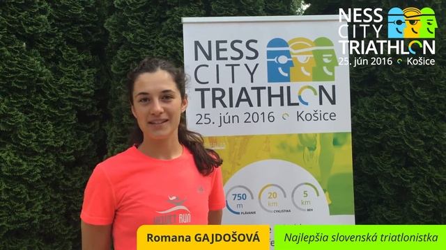 Romana Gajdošová Vás pozýva na NESS CITY TRIATHLON смотреть онлайн
