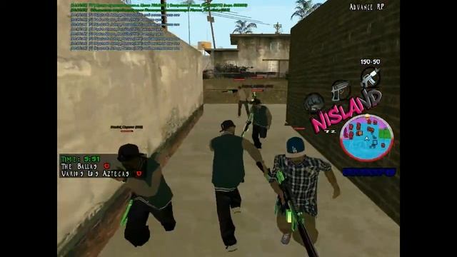 [ARP-W] Capture Varios Los Aztecas vs The Ballas Gang смотреть онлайн
