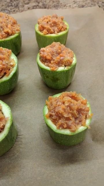 Это Очень ВКУСНО! Фаршированные КАБАЧКИ с индейкой в духовке. АИП рецепт