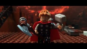 Лего Мстители: Жесткая сцена из фильма Мстители Финал