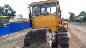 Работа траншейного агрегата АТМ.00.00.000-03 на базе бульдозера Б-10