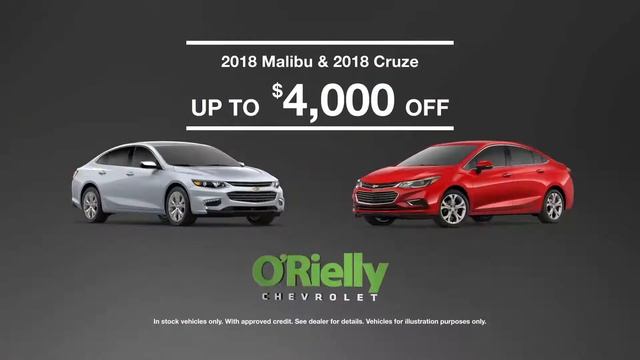 Save Big On New Chevrolet Cruzes During The O'Rielly Chevrolet Tent Sale! смотреть онлайн