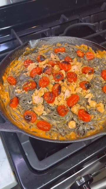 Salmon Squid Ink Pasta Coming Soon