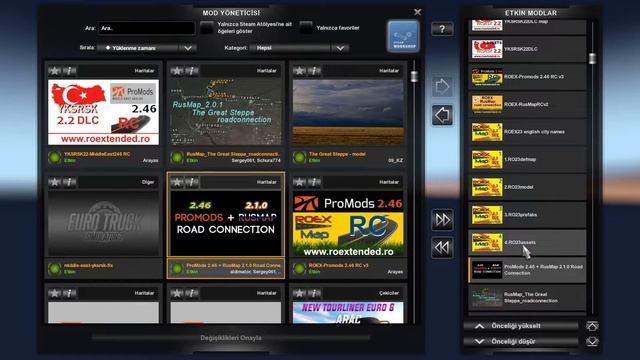 ETS 2 ULTRA MEGA HARİTA MODU!!! PROMODS -TÜRKİYE-KAZAKİSTAN VE DAHA FAZLASI!!! 7 HARİTA BİR ARADA!! смотреть онлайн