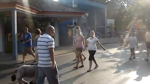 Ali Hashem Scaring People At Cedar Point 2