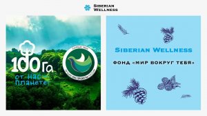 «100 га»  создавай «зеленое» будущее вместе с Siberian Wellness!