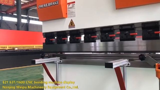 E21 63T/1600 CNC press brake machine смотреть онлайн