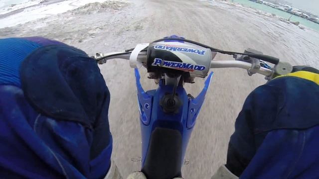 🔴DENIS YANKIN MOTOCROSS TRAINING. YAMAHA YZ 125. FIRST VIDEO. смотреть онлайн