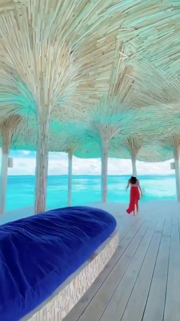 Мальдивы. Остров. Океан. Очень красивое место. Интересное видео смотреть онлайн